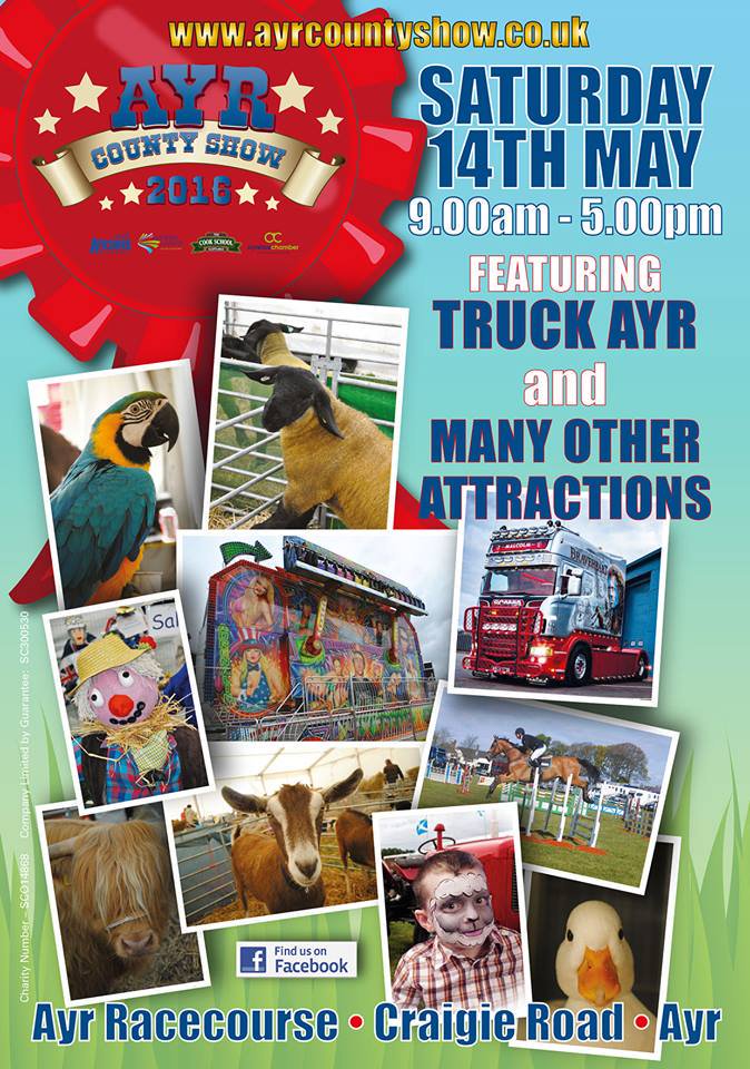BuyAyrshire's tweet image. Fancy a day out this weekend? Head along to @ayrcountyshow this Saturday between 9am-5pm for a fun-filled day!