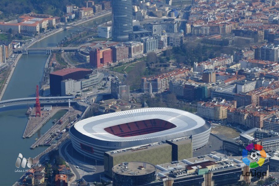 LaLiga's tweet photo. No son maquetas, son de verdad. 🔭

📷 Los estadios de la Liga BBVA, a vista de pájaro ➡ https://t.co/ipc8Q7wEiO https://t.co/j98nwODeHP