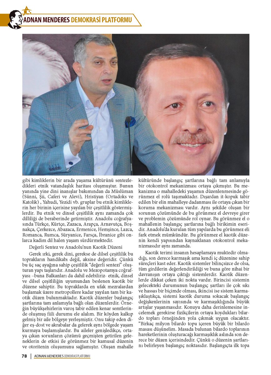 mkulunk's tweet photo. Anadolu'nun değerli Sentezi ve Menderes - Özal - Erdoğan çizgisinin önemi https://t.co/f4vbrQNET6