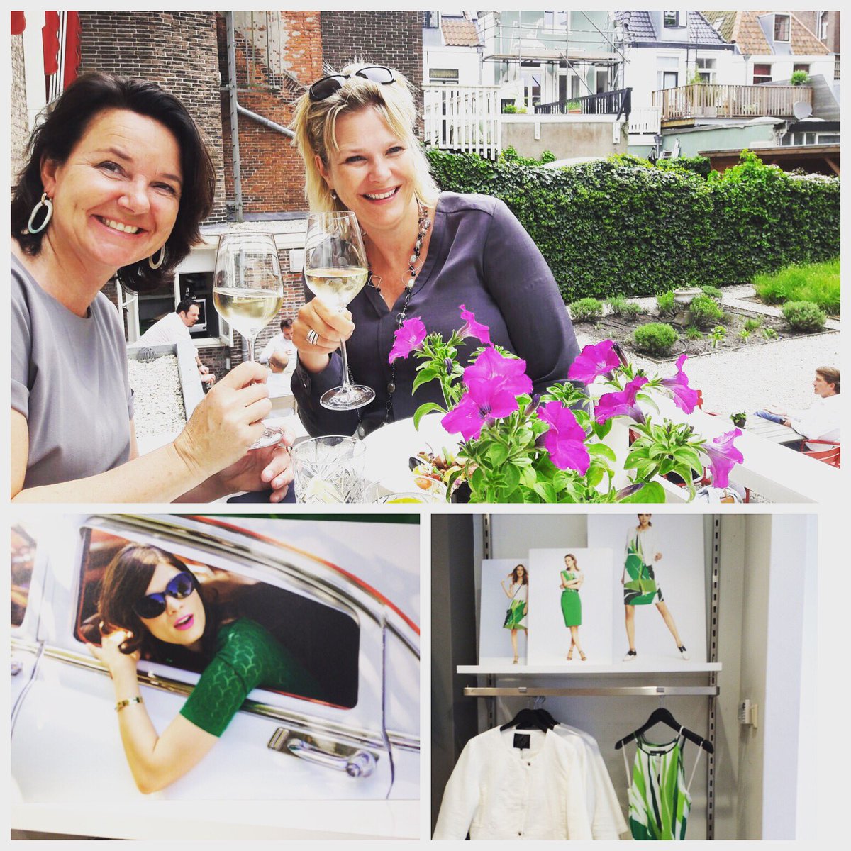 saskiabrenn's tweet photo. #stylesupport Personal shopping met @JankePapa sluiten we natuurlijk af met heerlijke lunch @ZaameninHaarlem https://t.co/6R9VI0h45X