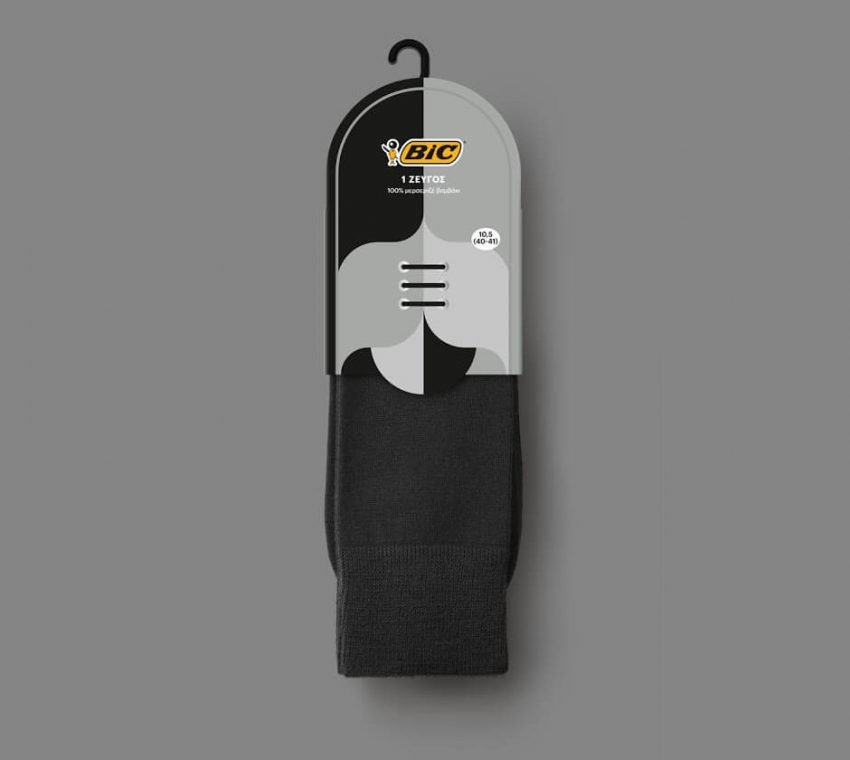 ieupmedia's tweet photo. BIC dessine sa première ligne de chaussettes avec un packaging original ! https://t.co/QIwX2vc9zd https://t.co/7kOp4xOEKr