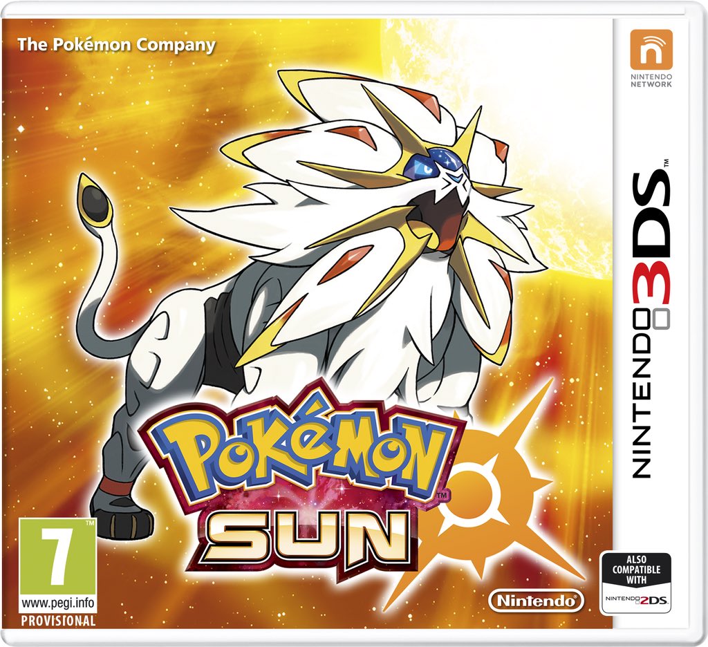 Pokemon_Days's tweet image. High quality boxart for Pokemon Sun &amp;amp; Moon ☀️🌙