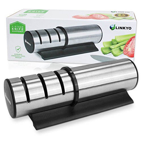LINKYO Knife Sharppener (3 Stage Knife Sharpening System, Stainless ->>> goo.gl/hx8dGK
