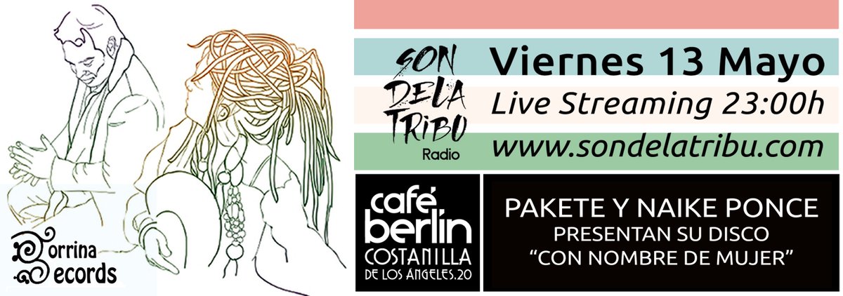 Será una noche irrepetible...
<a href="/CafeBerlinMad/">Café Berlín Madrid</a> <a href="/NaikePonce/">Naike Ponce</a> #Paquete #connombredemujer <a href="/SondelaTribu_/">Sondelatribu</a>