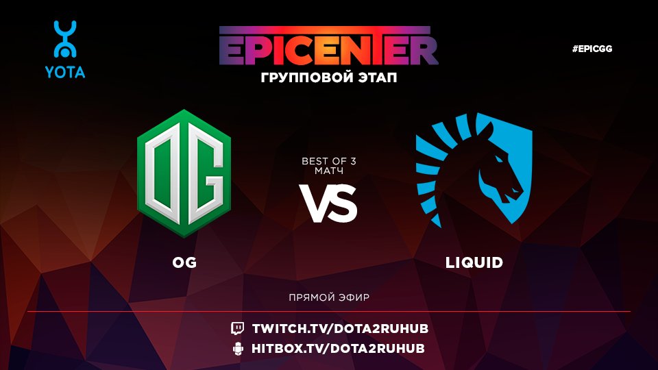 Epicenter On Twitter Group A Upper Bracket Match Next Og