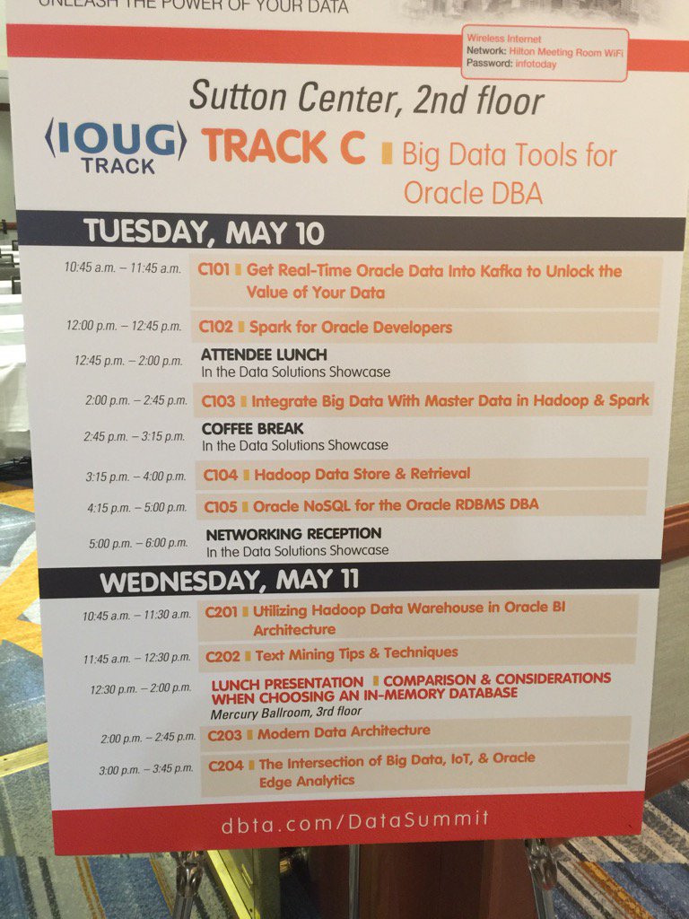 ChrisDbvisit's tweet photo. @dbvisit is ready for #DataSummit https://t.co/V3AoThMUaL