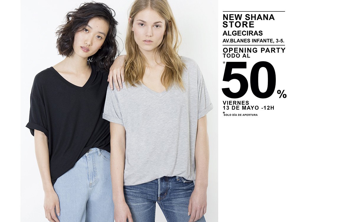 Te esperamos el viernes 13 de Mayo a partir de las 12h con 50% dto. Av Blanes Infante, 3-5 Algeciras