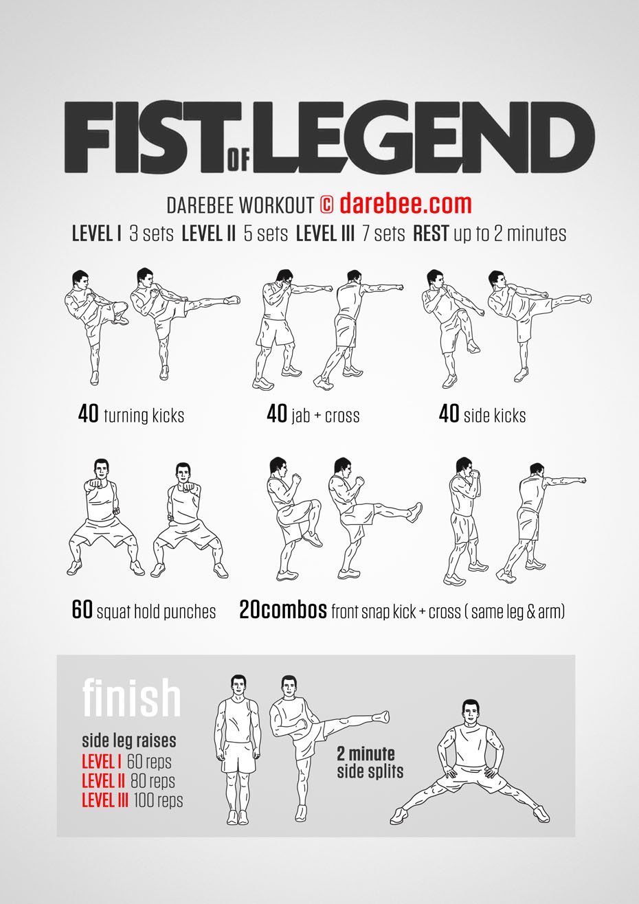 Simple Darebee back workout for Fat Body