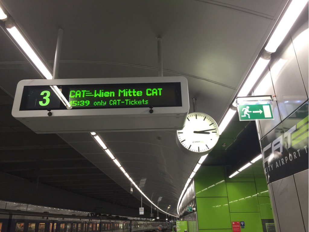 Wien CAT every 16mins non-stop. Perhaps my math is poor…