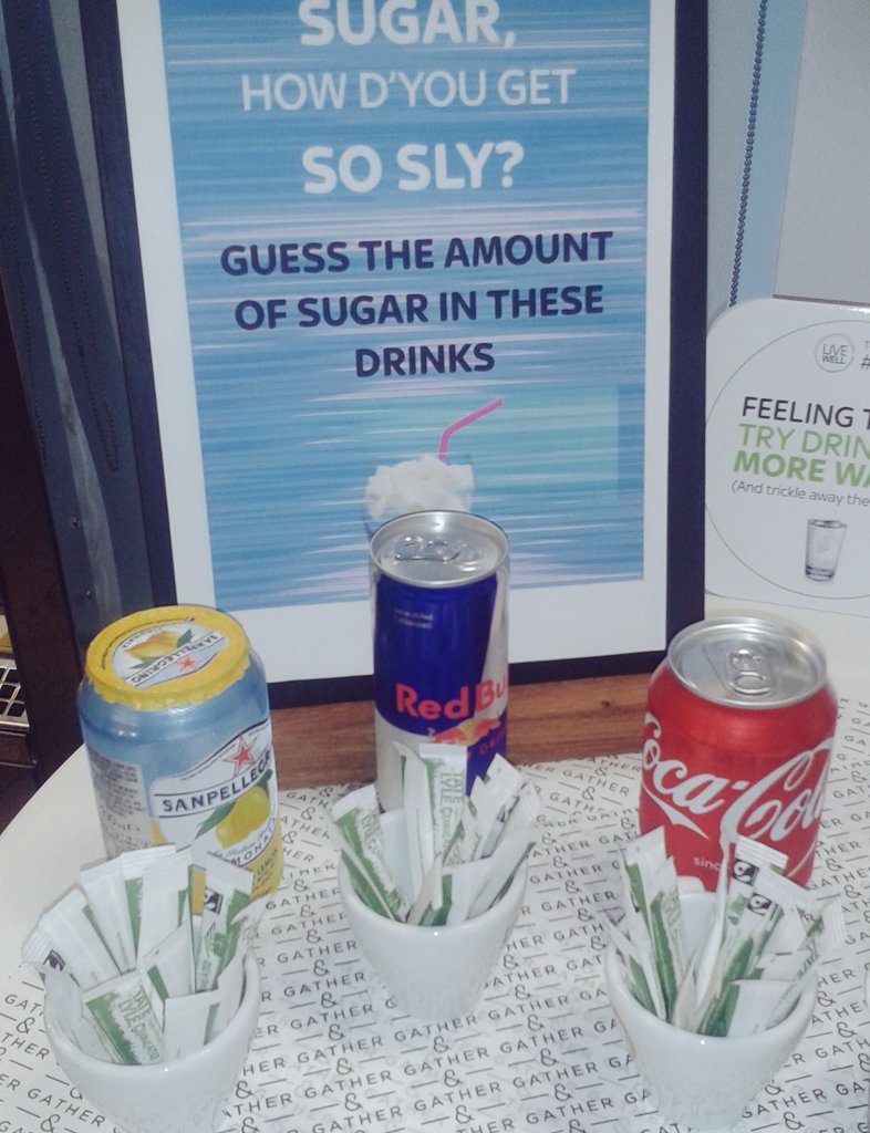 Gather_Ventana's tweet image. #sugarshocks do you know how much sugar is in your can? #LiveWell #freesmoothies #5aDay