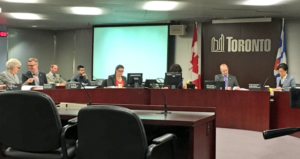 NoBoxWaterfront's tweet image. At #Toronto and East York Community Council for the OMB decision on big box development in the Port Lands. #topoli