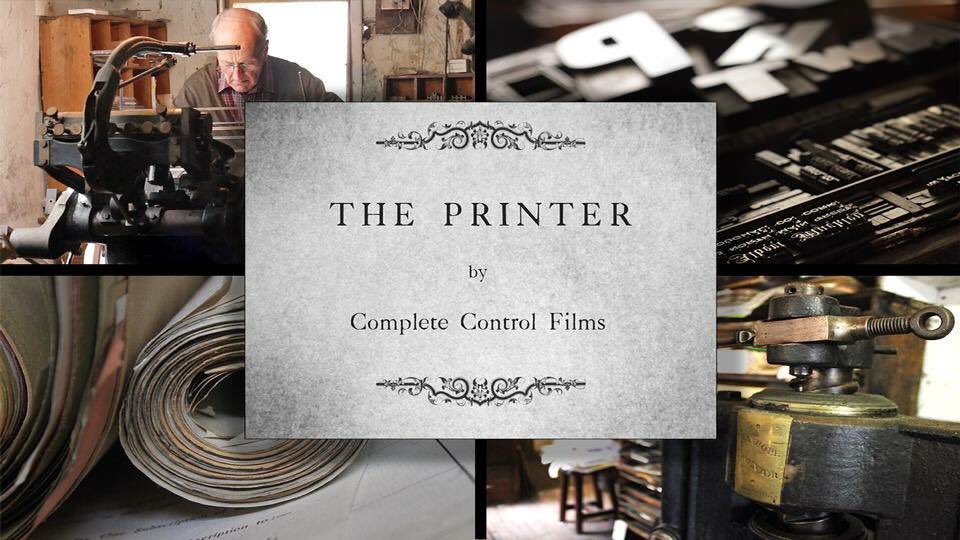 Don't forget we're screening the beautiful short film "The Printer" at the Reminiscence Evening #print #letterpress