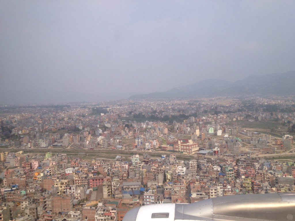 आकाशबाट देखिएको काठमाण्डौं #kathmandu from the sky view #Ra206