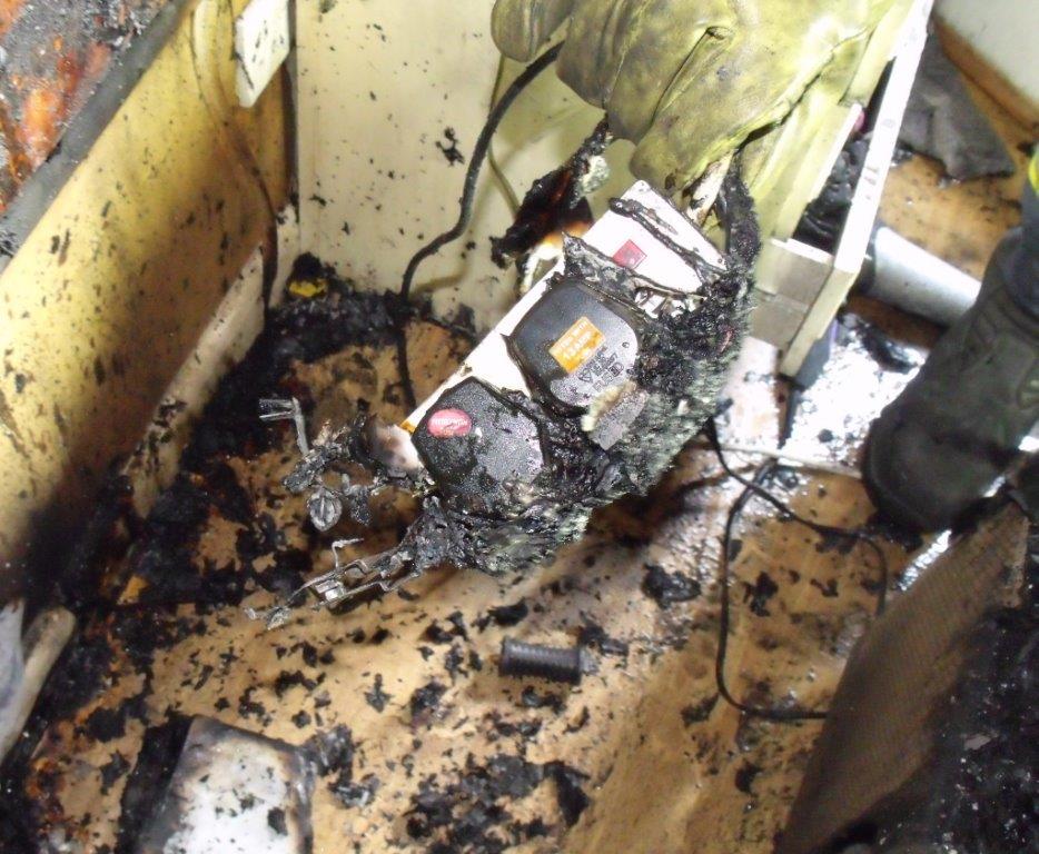 This is the result of an overloaded extension lead in a bedroom. Lesson learned - don't overload your sockets!