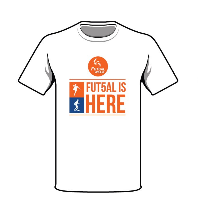 Cool free T-shirts for all #FutsalWeek participants!
Apply now: futsalweek.com/tournament/ #futsal #FutsalisHere