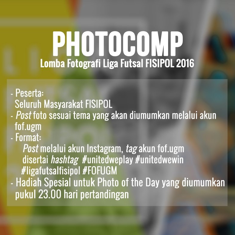 fof_ugm's tweet photo. Di LFF 2016 ada yang baru loh!
Yuk dicek! :)) https://t.co/vGNxWzC3o9