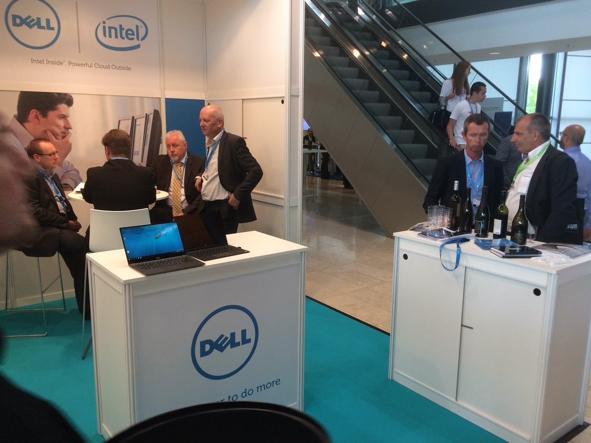 KrisVHAtDell's tweet photo. Great interactions on #Dell booth at ICTSpring Luxembourg https://t.co/OjI7RZqgK8