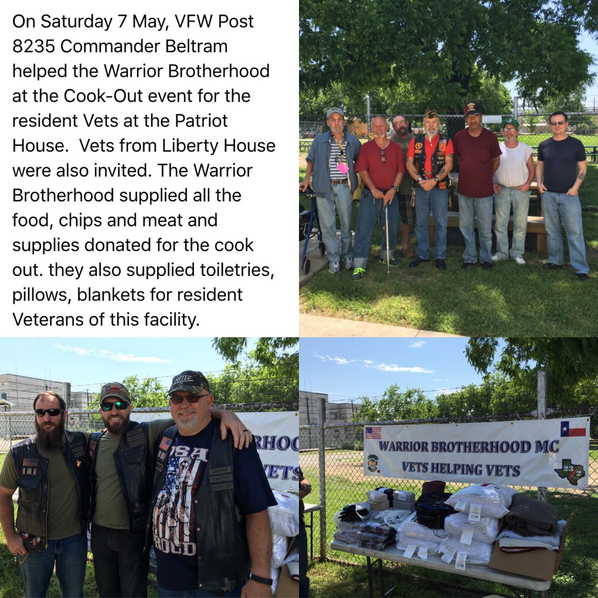 PostFw's tweet image. #veterans #warriorbrotherhood #vfw8235