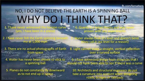 NothingSirius's tweet photo. @TeamBoA @iPressThis #BallEarth #Evolution and #Atheism is #indoctrination #DupedFools https://t.co/Kj8db4fBSm