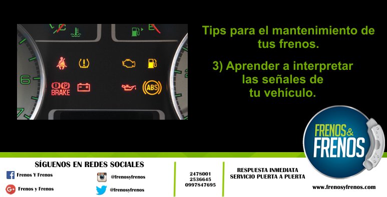 frenosyfrenos's tweet photo. #consejos #frenos #mantenimiento #buenuso #martes #frenosyfrenos #expertos #tuesday #breaks #breakpad #tips https://t.co/H6YxjN4rrR