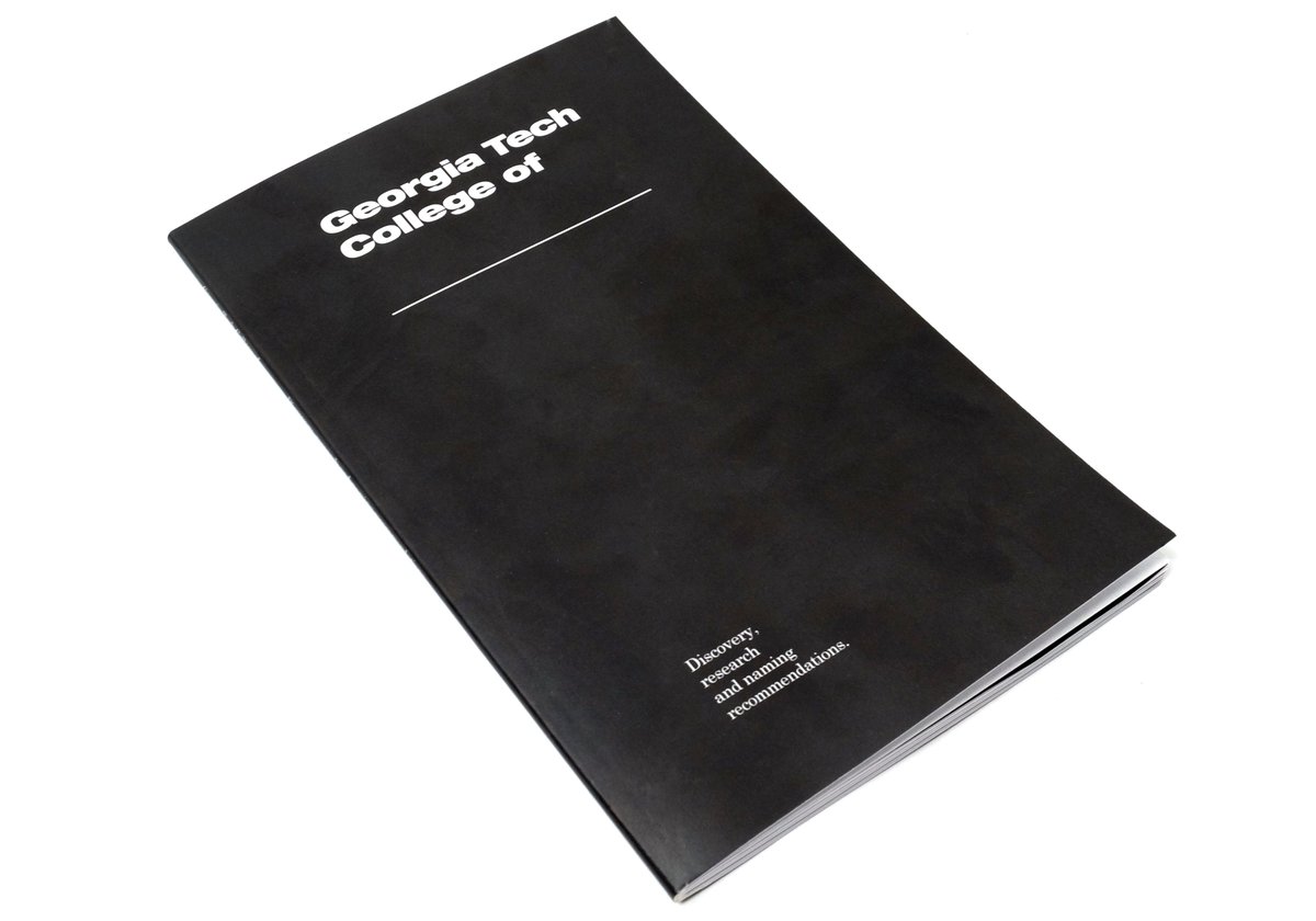 Introducing the College of Design at Georgia Tech. We helped unify and name. Story: news.gatech.edu/2016/05/06/int…