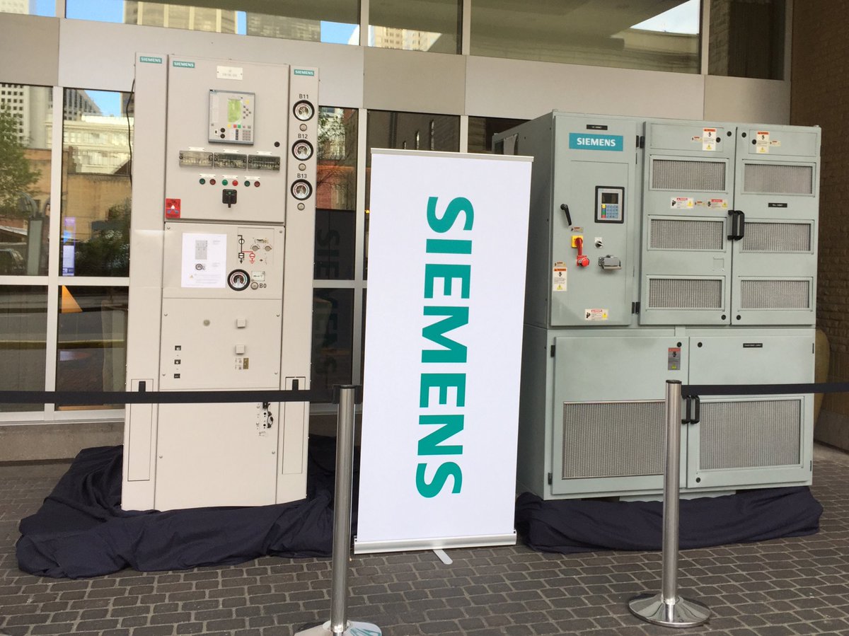 #siemenscanada GIS and VFD demo units at #SOGIC in Calgary