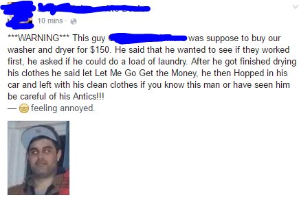 He made a clean getaway