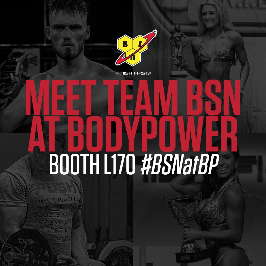 TeamBSN's tweet photo. 3 days until @BodyPowerExpo Meet #TeamBSN's @CianCowley @jessi_kavanagh @Maurice_DeM &amp; Helo Guimaraes #BSNatBP https://t.co/pelRDTlbAE