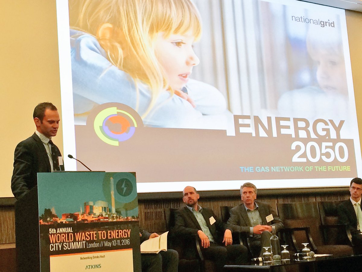 WorldW2E's tweet photo. Andy Lewis from @nationalgriduk reveals what the future of gas looks like #w2ecitysummit #london #uk https://t.co/XWidTRifEB