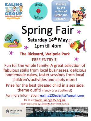 Come and watch us dance on Saturday in Walpole Park at the <a href="/Ealing135/">Ealing 135</a> Spring Fair. We'll be on at 2.15