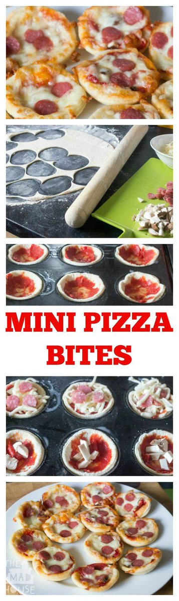 Deze mini pizza bites smaken heerlijk. Deze snacks zijn perfect voor op een feestje of bij de borrel! #foodhacks
