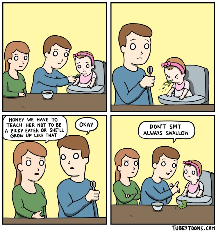 TubeyToons's tweet photo. A father gives his baby life lessons in today's toon... https://t.co/2tveYiEhSl