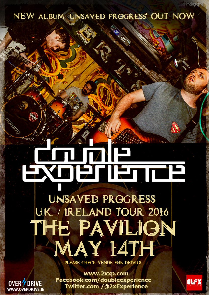 This Saturday <a href="/pavilionbelfast/">The Pavilion, Belfast</a> Canadian rockers <a href="/2xExperience/">Double Experience</a> with <a href="/TheShoutMusic/">THE SHOUT</a> <a href="/Thievesofennui/">Thieves of Ennui</a> &amp; #electricblue