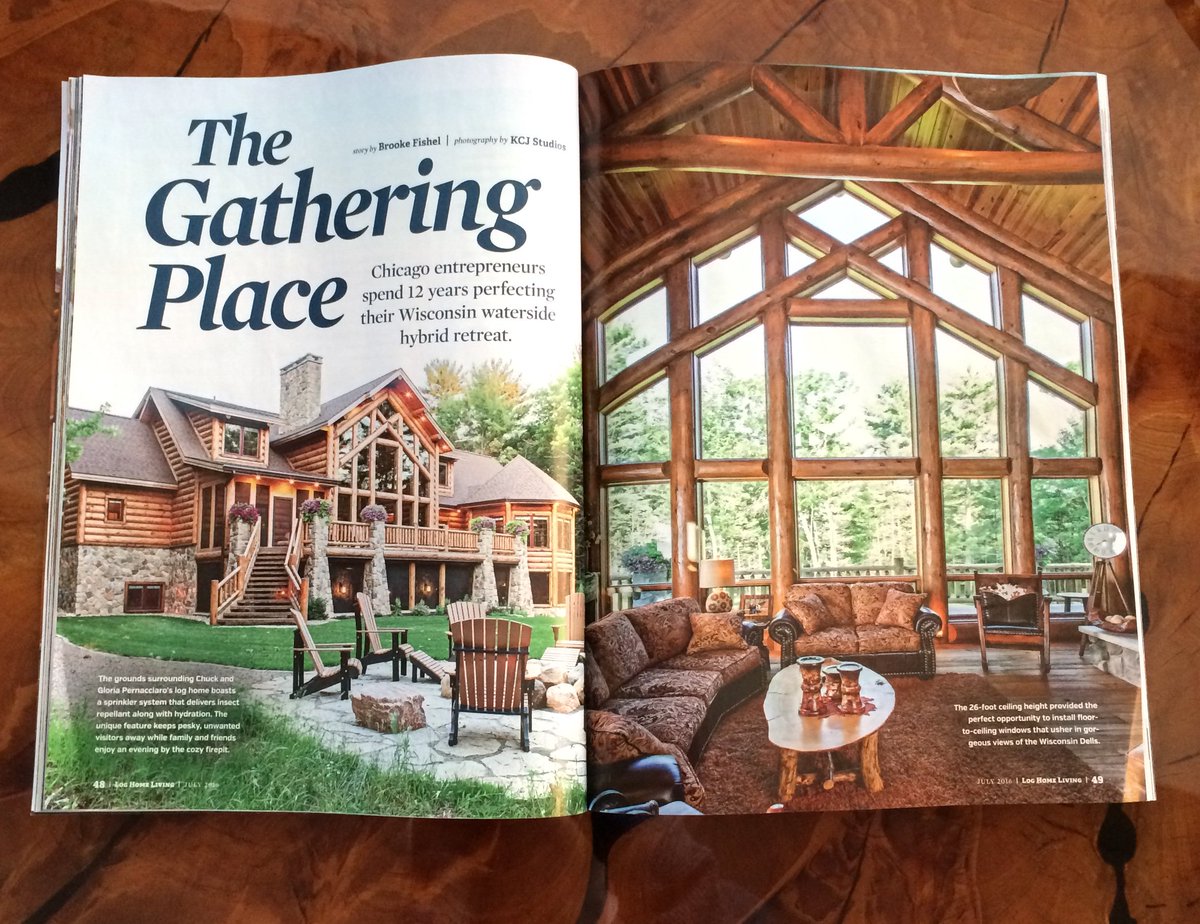 Wisconsin Log Homes On Twitter Check Out Our Featured Home In