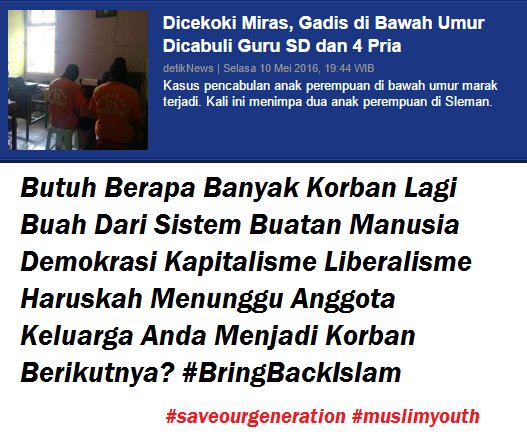 KIR_LDS's tweet photo. Butuh berapa banyak korban lagi buah dari sistem buatan manusia demokrasi kapitalisme liberalisme?
#BringBackIslam https://t.co/r12CuDWeEm