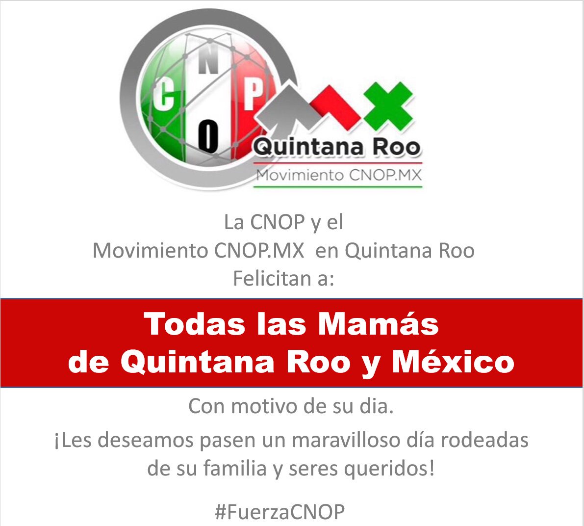 MovCNOPMxQRoo's tweet photo. Felicidades! @CinthyaOsorioG @AlondraQRoo @MarianaZBorge @Cristina_Diaz_S @ArletMolgoraG @DanielaVara1 @MaryHadad https://t.co/sFq3gcn5lU