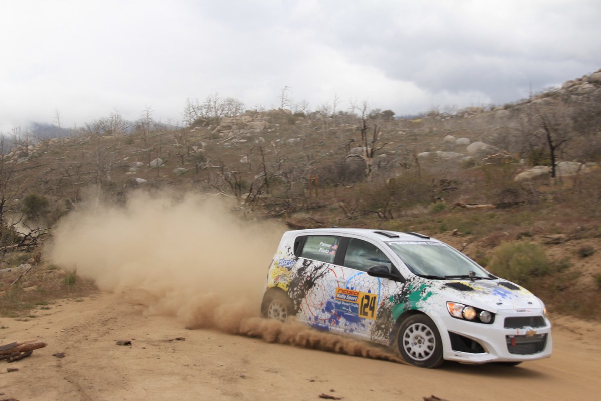 RallyHDT's tweet photo. Ray Piloto &amp; Brock Palmer set the fastest time on the Power Stage! https://t.co/g8OkZLF7Ue Pic by @WheelsDirty https://t.co/KTt7txhEZ9