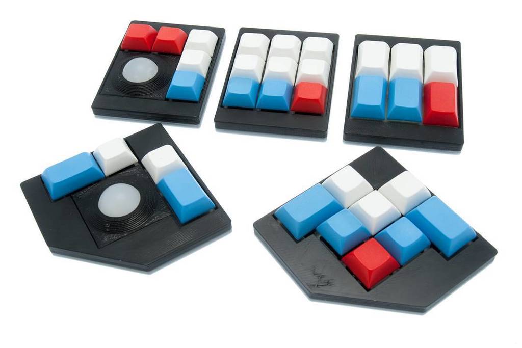 Multiplxd's tweet photo. #axios Interchangable thumbs give you a few options, including a handy  #trackball #typing… https://t.co/dPyTyqpG6l https://t.co/m0hunxaw2l