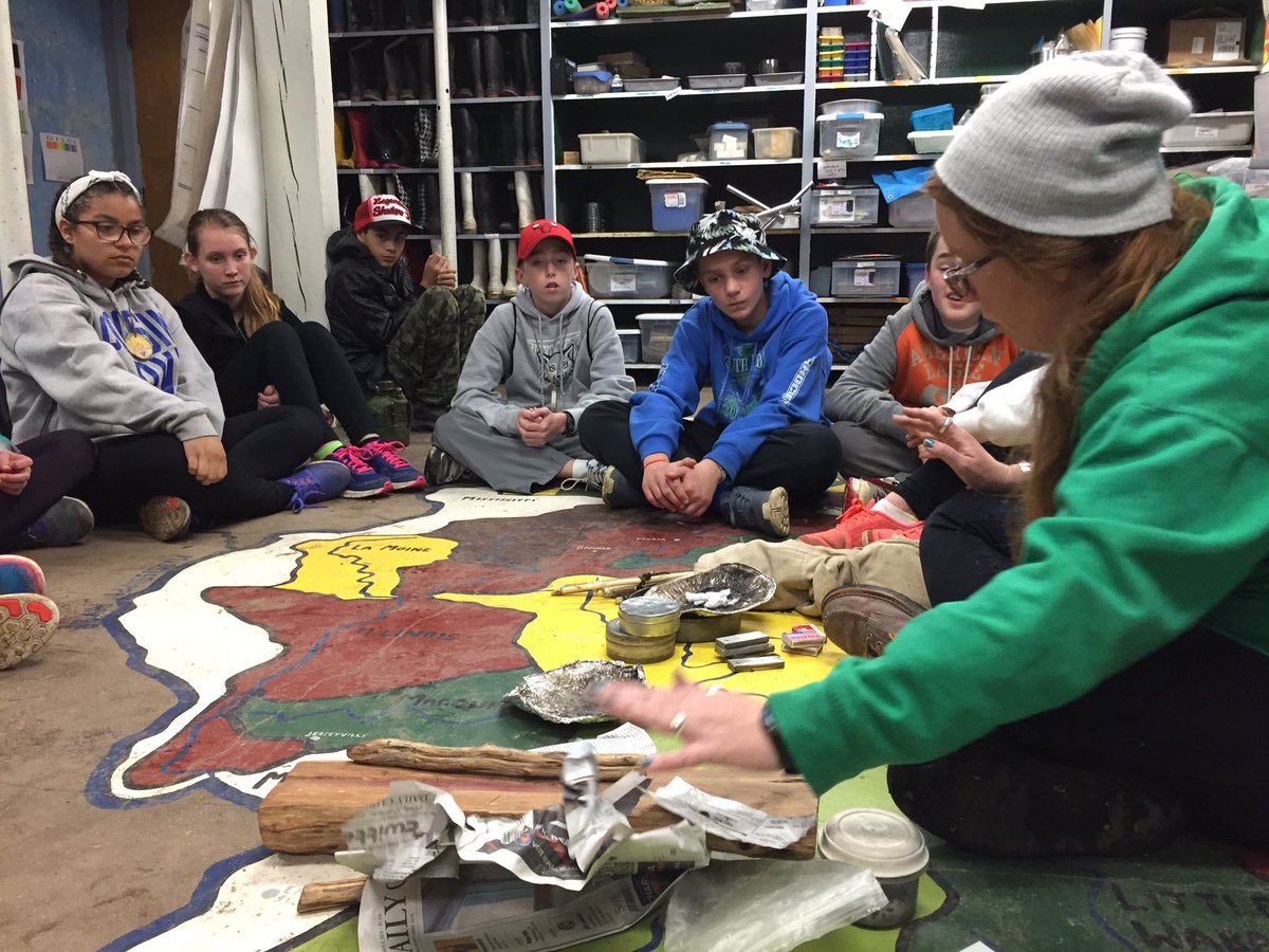 AHSD25Thomas's tweet photo. River water and fire making - getting a taste for all the elements today. #taft2016 #thomaswill @ahsd25 @NIUlive https://t.co/Kssu4Ka3WQ