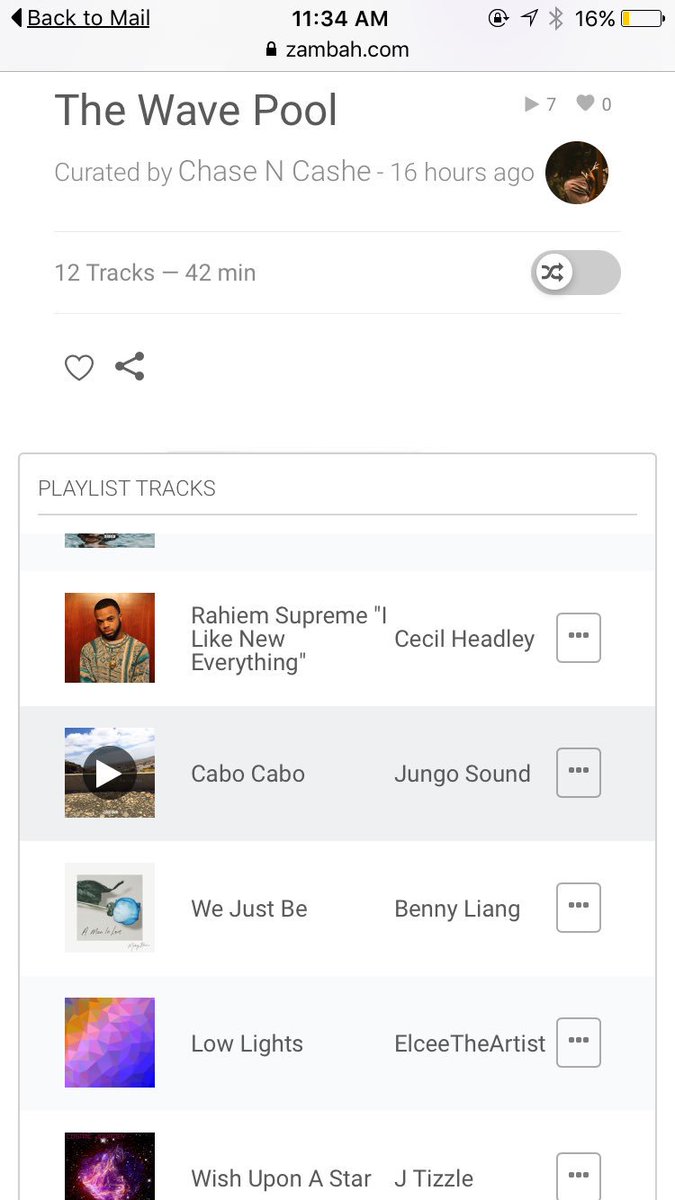 jungosound's tweet photo. Another awesome playlist by Chase N Cashe. Thank you! https://t.co/cx6lhhRDu8