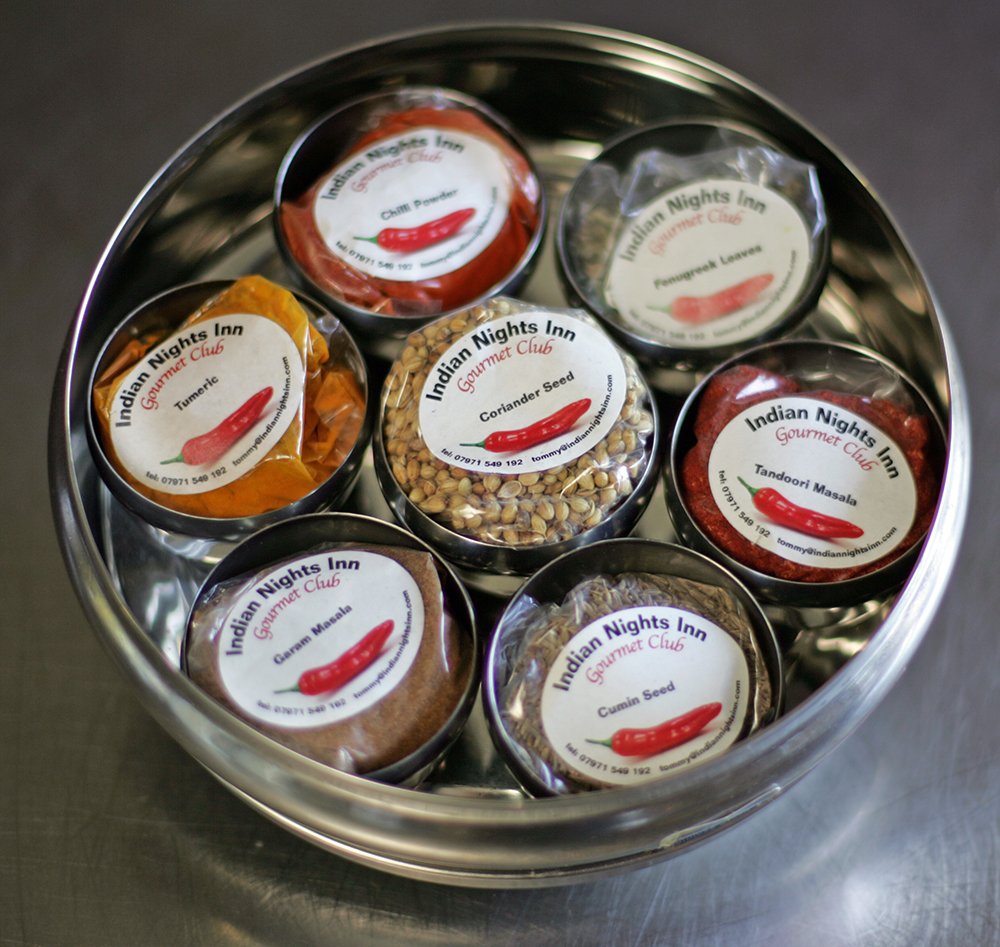 indiannightsinn's tweet photo. This Spice box is available on our website, With or without spices. https://t.co/4Go13XWpgp https://t.co/Vgfi6XH3eg
