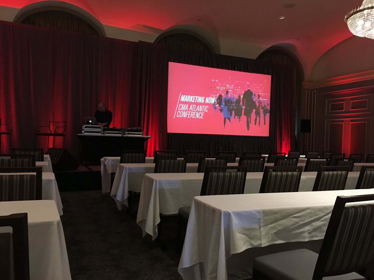 Ready for the afternoon session #CMAatlantic