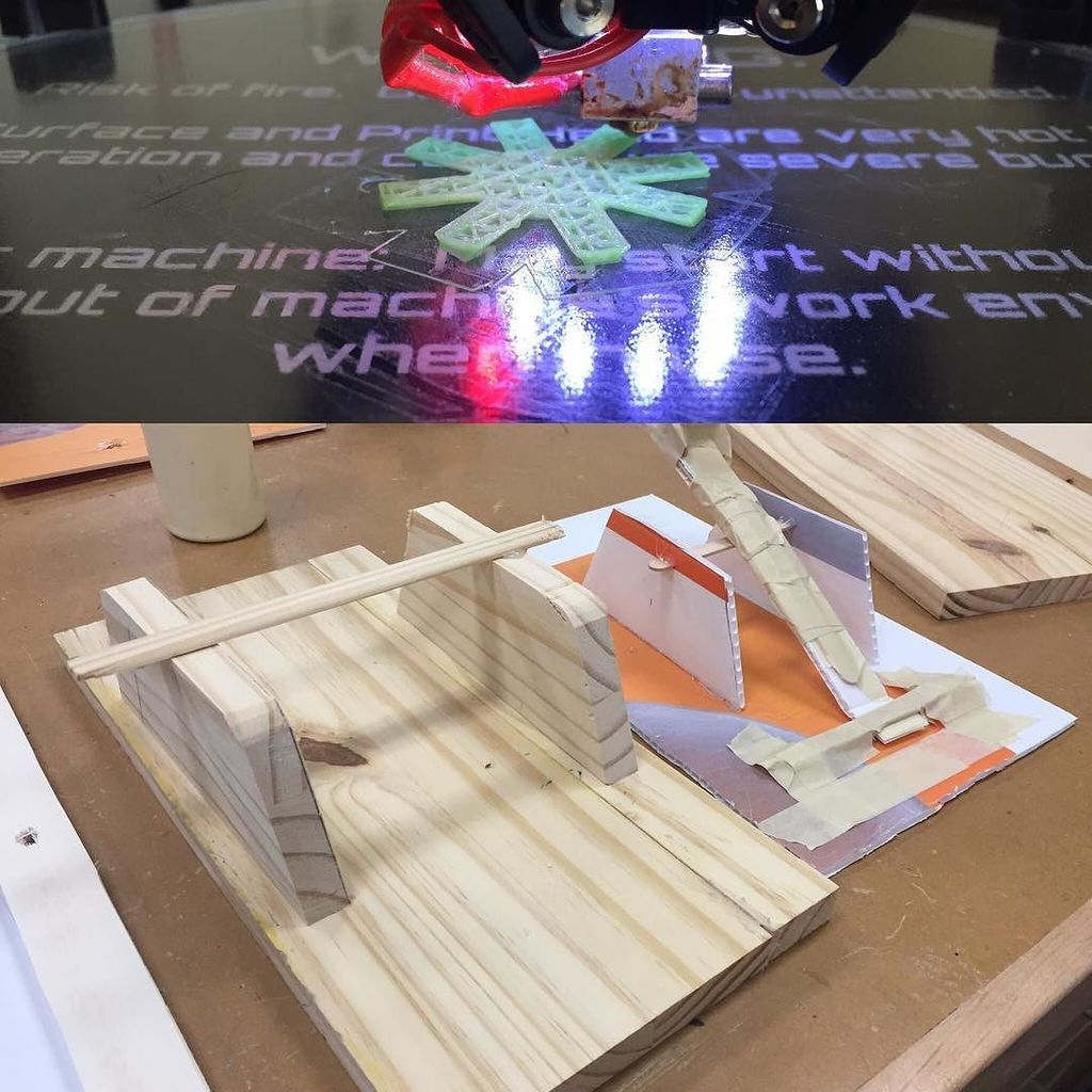 stevewclark's tweet image. It's a busy day in gr7 design. Building prototypes and 3D printing happening #3Dclass #designthinking #nckodiaks #t