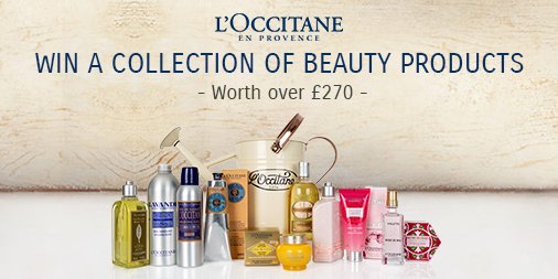 #WIN a collection of @LOCCITANE_UK beauty products worth over £270! RT &amp; ENTER here >>> bit.ly/1XEBrFc