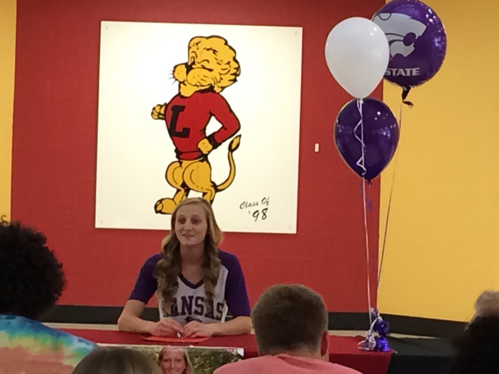 Congratulations to Ashley Ammann for making the cheer squad at KSU!