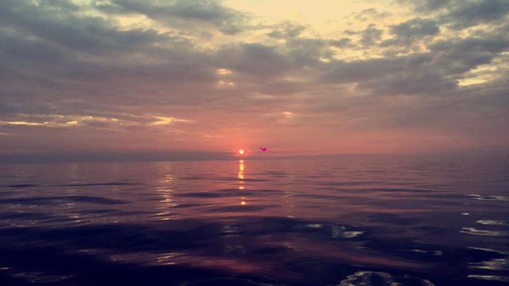 Evening aboard "Pisces"