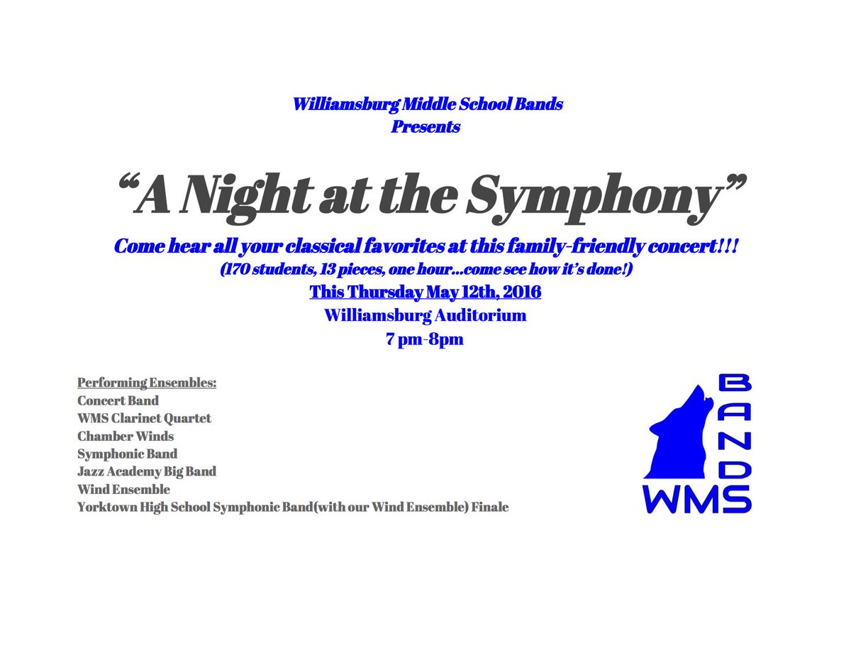 WburgMSBands's tweet image. 2 days!!! Super Excited! @MrLaurieWMS @APSArts @APSVirginia