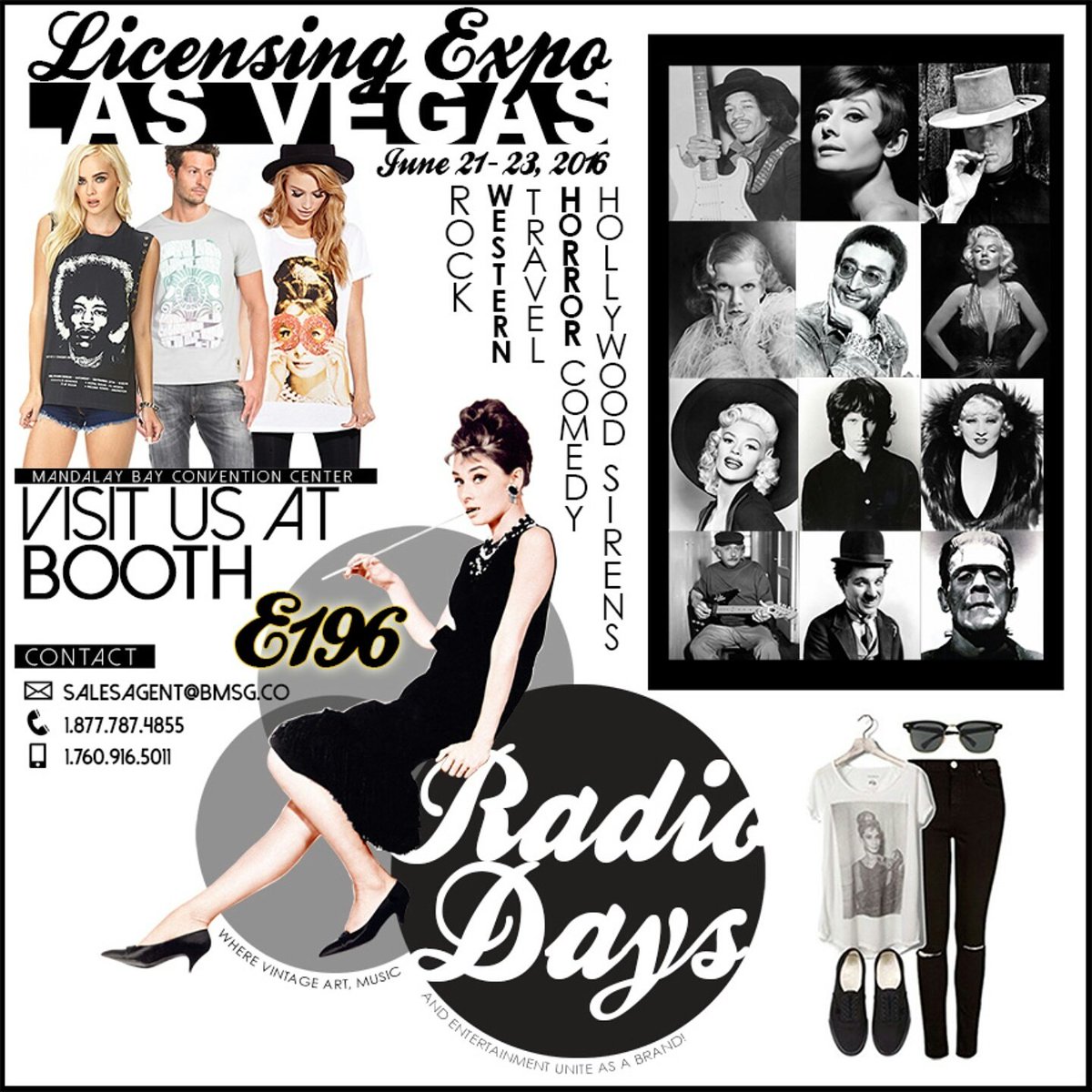 RadioDaysBrand's tweet photo. Come visit us at the #LicensingExpo June 21-23 #BoothE196 #vintage #licensingshow #vegas https://t.co/rfIcSgOHqG