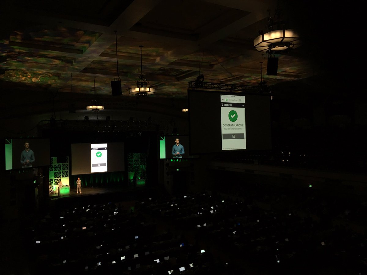 Get prequalified for a mortgage on your phone in less than 5min. Impressive demo @roostify