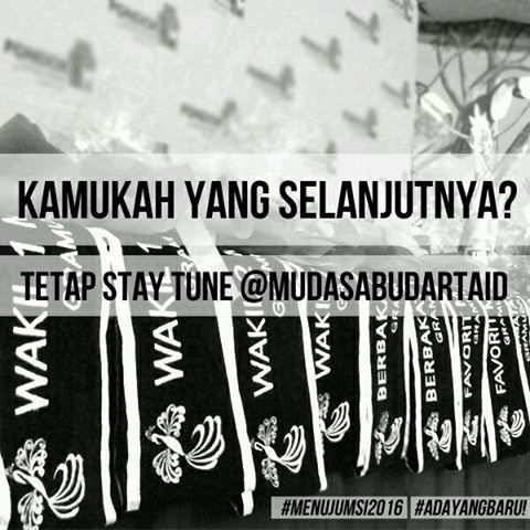 ARE YOU THE NEXT? Pemilihan Muda Sabudarta Indonesia 2016, SEGERA!! keep stay tune <a href="/mudasabudartaid/">Gramuda Sabudarta ID</a>
#MenujuMSI2016